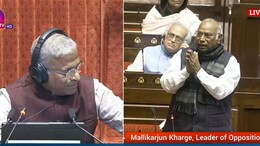 Mallikarjun Kharge : खरगेंच्या एका शब्दामुळे राज्यसभेत वादळ, काँग्रेस अध्यक्षांनी हात जोडून मागितली माफी