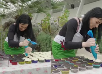 Baker Sets Guinness World Record For Icing 66 Cupcakes In Three Minutes, Internet Reacts Baker Sets Guinness World Record For Icing 66 Cupcakes In Three Minutes, Internet Reacts