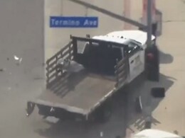 Video: Stolen Truck Driver's High-Speed Chase Ends In Crash In California