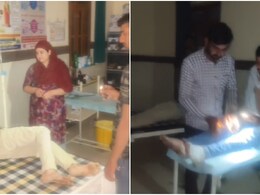 Rajasthan: बिजली विभाग ने काट दी सरकारी अस्पताल की लाइट, टॉर्च की रोशनी में हो रहा मरीजों का इलाज Rajasthan: बिजली विभाग ने काट दी सरकारी अस्पताल की लाइट, टॉर्च की रोशनी में हो रहा मरीजों का इलाज
