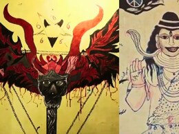 Meerut Murder : आरोपी साहिलच्या घरातील पेंटिंगवरुन अनेक सवाल, एकीकडे महादेव तर दुसरीकडे सैतानाचं चित्र; याचा अर्थ काय?