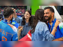 Crazy Viral: Virat Kohli Rushes To Hug Anushka Sharma After India's Champions Trophy Win