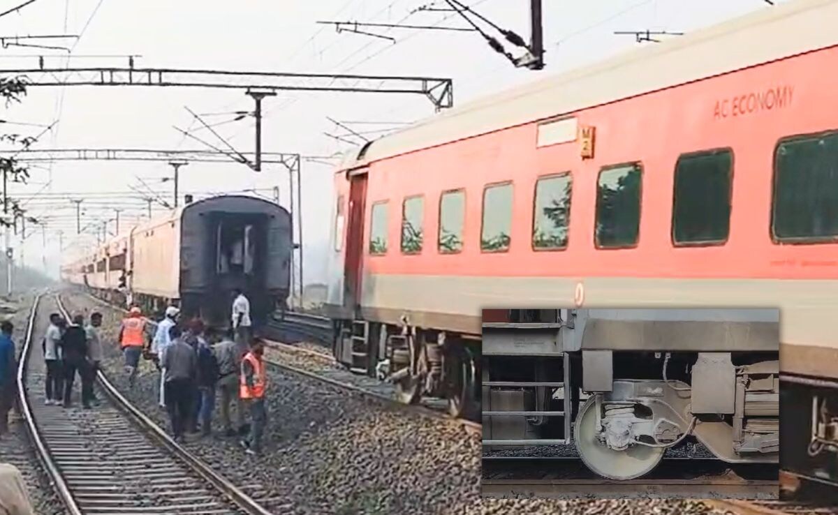 Goa Nizamuddin railway problem express stuck at Nira railway station