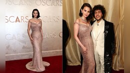 Selena Gomez Served A Glimmering Red Carpet Moment In A Crystal Ralph Lauren Gown At Oscars 2025