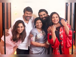 Ram Charan's Birthday Fam-Jam With Father Chiranjeevi, Mother Surekha. Courtesy - Upasana Ram Charan's Birthday Fam-Jam With Father Chiranjeevi, Mother Surekha. Courtesy - Upasana