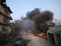 Cars Set On Fire, Shops Looted As Nepal Pro-Monarchy Protest Turns Violent Cars Set On Fire, Shops Looted As Nepal Pro-Monarchy Protest Turns Violent