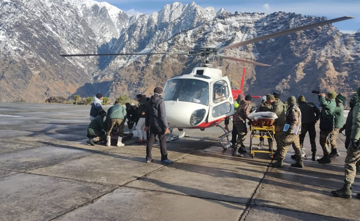 (माणा में बर्फ में फंसे मजदूरों का रेस्क्यू ऑपरेशन) (माणा में बर्फ में फंसे मजदूरों का रेस्क्यू ऑपरेशन)