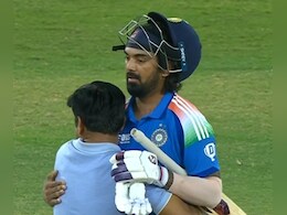 Watch: Fan Invades Pitch To Hug KL Rahul After Match-Winning Shot vs Australia. India Star's Reaction Goes Viral Watch: Fan Invades Pitch To Hug KL Rahul After Match-Winning Shot vs Australia. India Star's Reaction Goes Viral