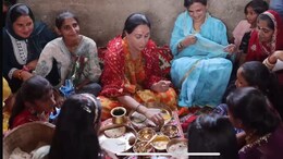 बाड़मेर के उतरलाई गांव में हुआ उपमुख्यमंत्री दीया कुमारी का पारंपरिक स्वागत, महिलाओं ने गाए लोकगीत; ग्रामीण पर्यटन को मिलेगा बढ़ावा