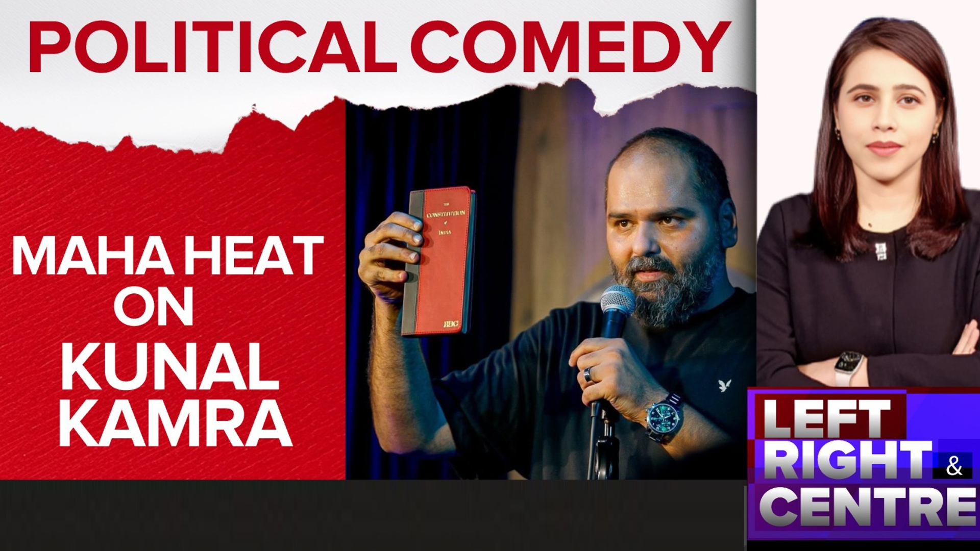 Political Comedy Maha Heat On Kunal Kamra