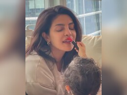 Malti Marie Paints Mom Priyanka Chopra's Nails, Applies Red Lipstick. Watch Malti Marie Paints Mom Priyanka Chopra's Nails, Applies Red Lipstick. Watch