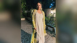Sonakshi Sinha Exudes Glam In An Ivory-Coloured <i>Chikankari Kurta</i> Set
