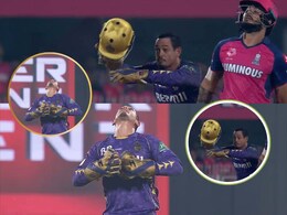 KKR vs RR: हवा में थी गेंद... फिर कैच लेने के लिए विकेट कीपर क्विंटन डिकॉक ने किया कुछ ऐसा, जीता सबका दिल