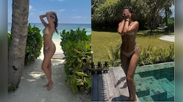 Ananya Panday Turns To A Beach Day Classic For Her Seychelles Vacation In A Chic Swim Set