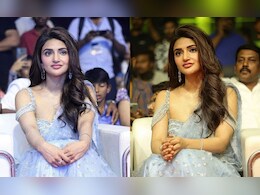 Sreeleela Embraces Ethnic Magic In A Beautiful Blue Embellished <i>Saree</i>