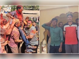Jodhpur Police Holi: जोधपुर में कमिश्नर-एसपी ने होली खेली, दूर खड़े देखते रहे पुलिसकर्मी Jodhpur Police Holi: जोधपुर में कमिश्नर-एसपी ने होली खेली, दूर खड़े देखते रहे पुलिसकर्मी