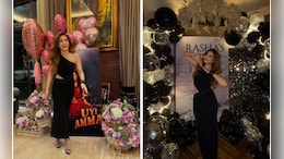 Rasha Thadani In A Black Cutout Dress And Minimal Glam Looks Chic As Ever