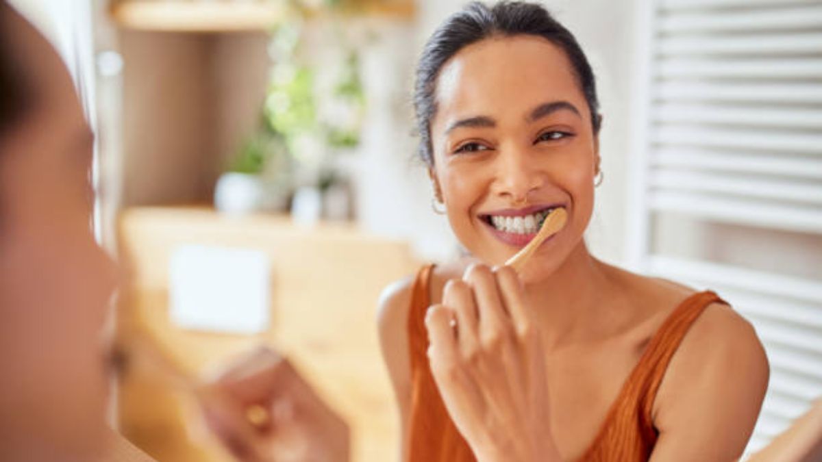 Brushing before bed helps curb those late-night snack cravings