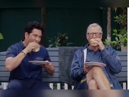 कुछ ऐसे बिल गेट्स ने सचिन तेंदुलकर के साथ लिए वड़ा पाव के मजे, वीडियो हुआ वायरल कुछ ऐसे बिल गेट्स ने सचिन तेंदुलकर के साथ लिए वड़ा पाव के मजे, वीडियो हुआ वायरल