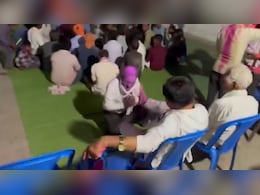 Madhya Pradesh Municipality Chief Kicks Man At Holi Event, BJP Leaders Say "Blessing" Madhya Pradesh Municipality Chief Kicks Man At Holi Event, BJP Leaders Say "Blessing"