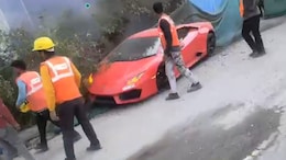 "Did Anyone Die?" Lamborghini Driver After Hitting 2 Workers On Noida Footpath