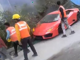 "Did Anyone Die?" Lamborghini Driver After Hitting 2 Workers On Noida Footpath