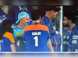 IPL 2025: लखनऊ के हारते ही संजीव गोयनका ने की कप्तान ऋषभ पंत से बात, सोशल मीडिया पर मचा बवाल IPL 2025: लखनऊ के हारते ही संजीव गोयनका ने की कप्तान ऋषभ पंत से बात, सोशल मीडिया पर मचा बवाल