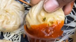 Viral Video Shows How Spicy Momos <i>Chutney</i> Is Prepared, Internet Reacts