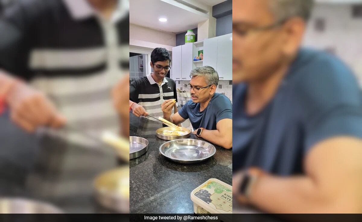 Chess Grandmaster Praggnanandhaa Tries Hand At Making Dosa, Coach Shares Post