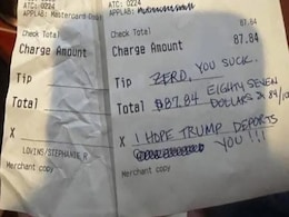 After US Woman's "Hope Trump Deports You" Note, Big Crowdfunding For Waiter After US Woman's "Hope Trump Deports You" Note, Big Crowdfunding For Waiter