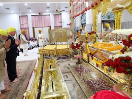 PM Modi, New Zealand Counterpart Visit Gurudwara Rakab Ganj In Delhi PM Modi, New Zealand Counterpart Visit Gurudwara Rakab Ganj In Delhi