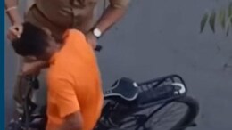 Video: Cop Slaps Boy, Pulls Hair For Cycling During PM Convoy Rehearsal