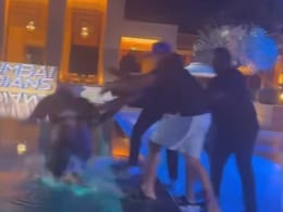 Watch: Rohit Sharma, Tilak Varma, Suryakumar Yadav Throw Mumbai Indians' Admin Into Swimming Pool