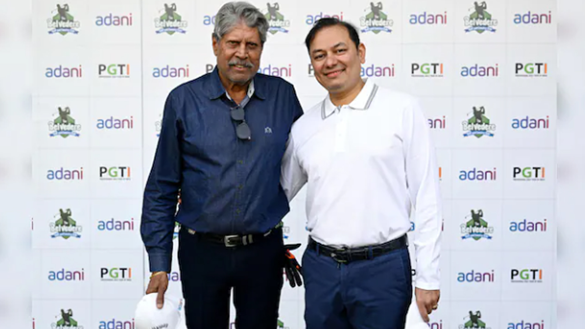 Kapil Dev, Pranav Adani Attend Launch Of Adani-PGTI Golf Training Academy In Ahmedabad