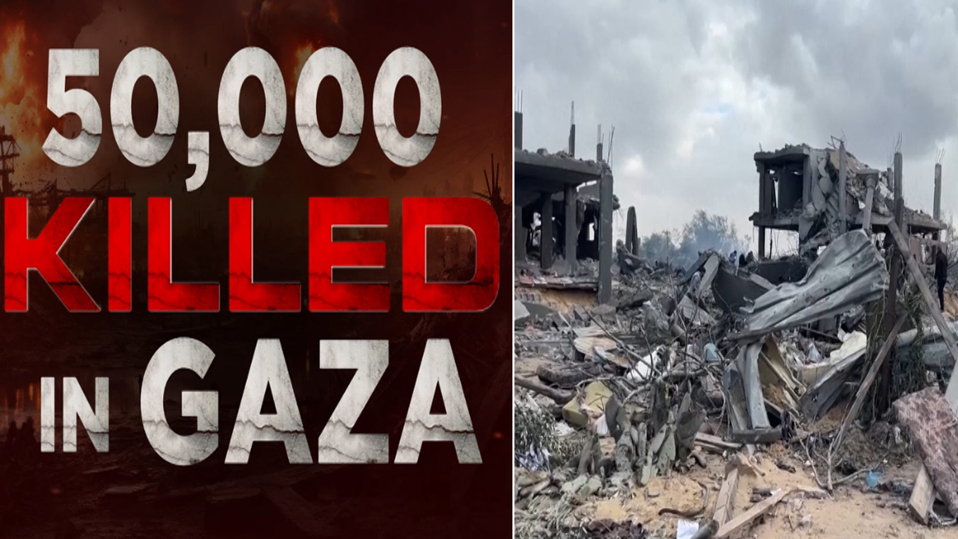 Israel's War On Gaza Has Killed 50,000 Palestinians Since October 2023