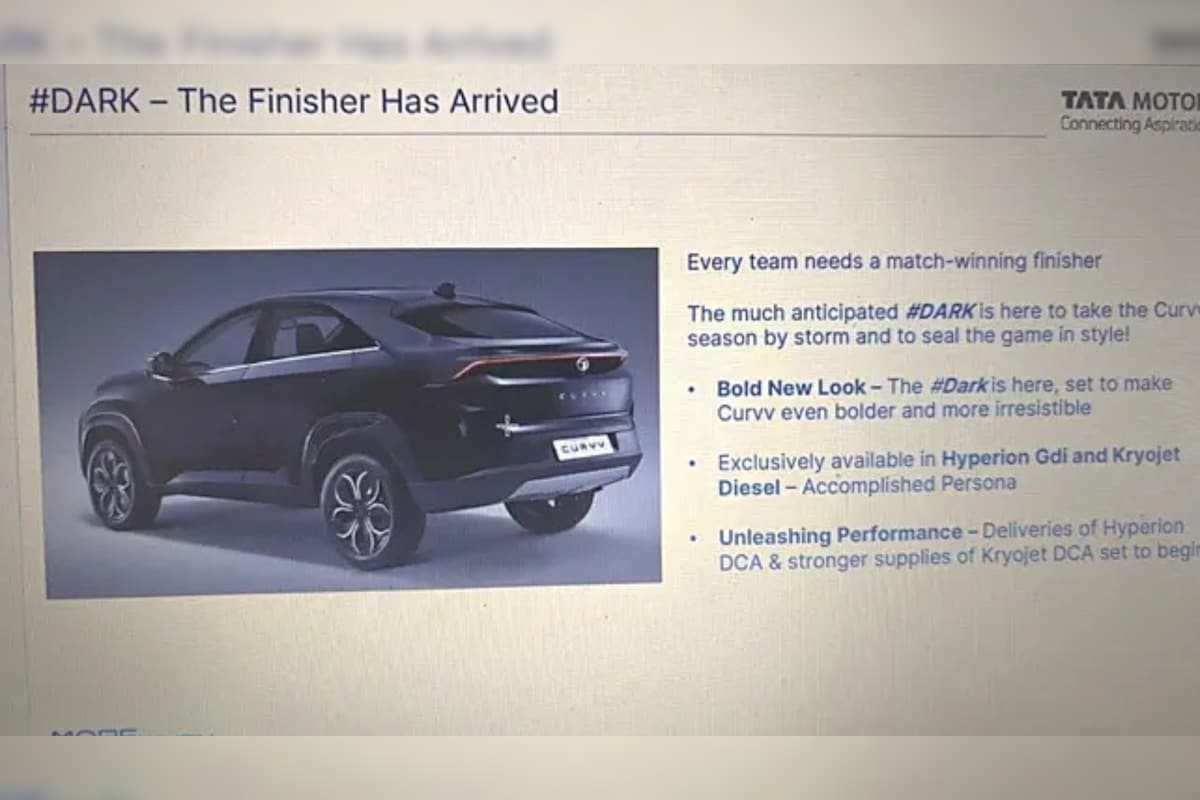 Tata Curvv Dark Edition Details And Appeal