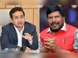 Ramdas Athawale: 'मटण झटका असो वा हलाल, आपल्याला मटण खायला मिळायला हवं' आठवलेंचा राणेंना टोला Ramdas Athawale: 'मटण झटका असो वा हलाल, आपल्याला मटण खायला मिळायला हवं' आठवलेंचा राणेंना टोला