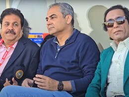 Champions Trophy 2025: Rajeev Shukla Watches Semis In Lahore With PCB Chairman Mohsin Naqvi