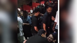 Watch: Mohanlal Kisses Prithviraj Sukumaran's Mother At <i>L2 Empuraan's</i> Screening