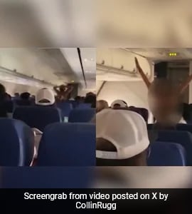 Video: Woman Passenger Strips Naked, Screams And Runs For 25 ...