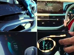Tata Harrier EV Teaser Gives Sneak Peek At Interiors For First Time