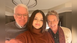 Selena Gomez Surprises <i>Only Murders In The Building</i> Co-Stars Martin Short And Steve Martin With SAG Awards