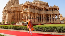 PM Modi Offers Prayers At Somnath Temple In Gujarat