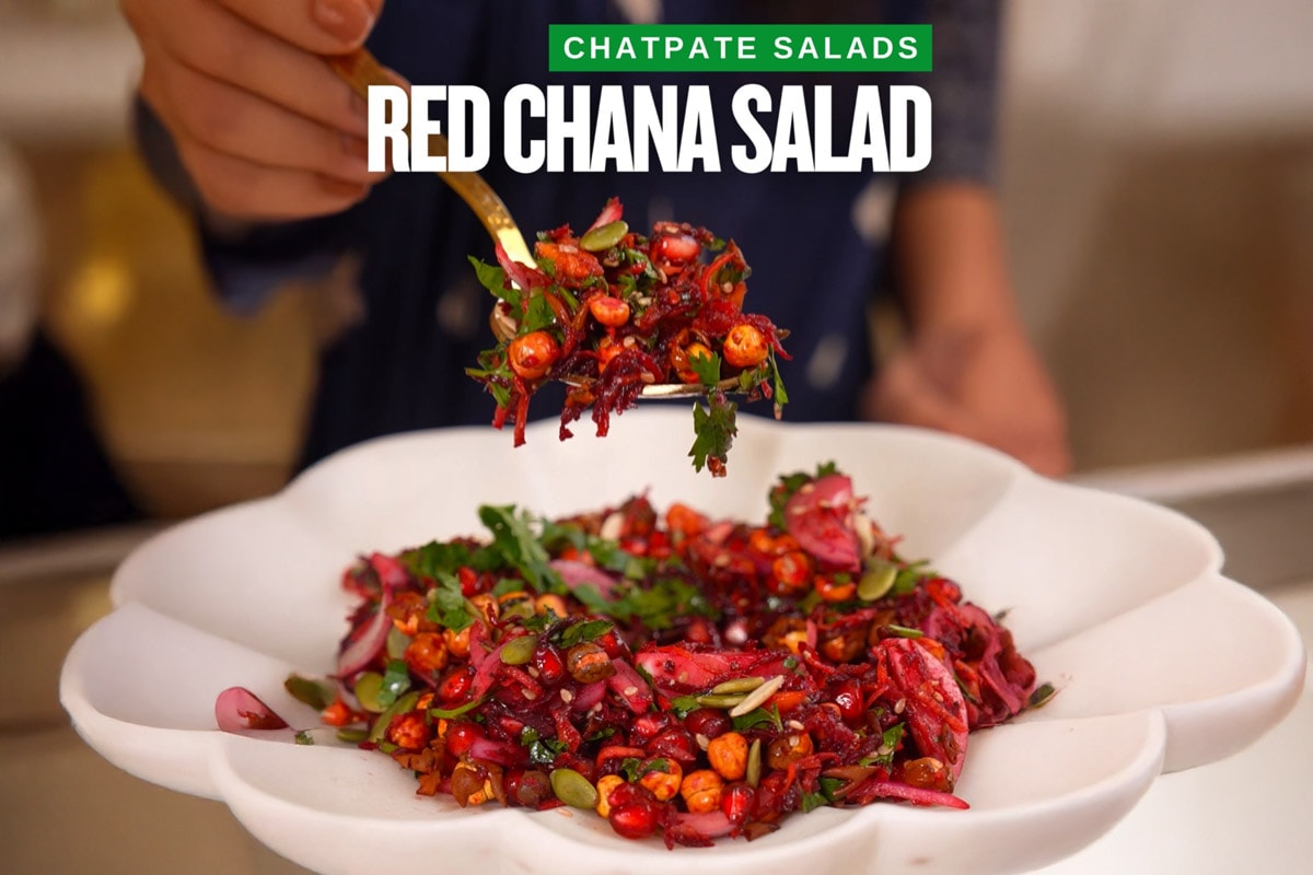 Shruti Mahajan's Iron-Boosting Beetroot Roasted Chana Salad