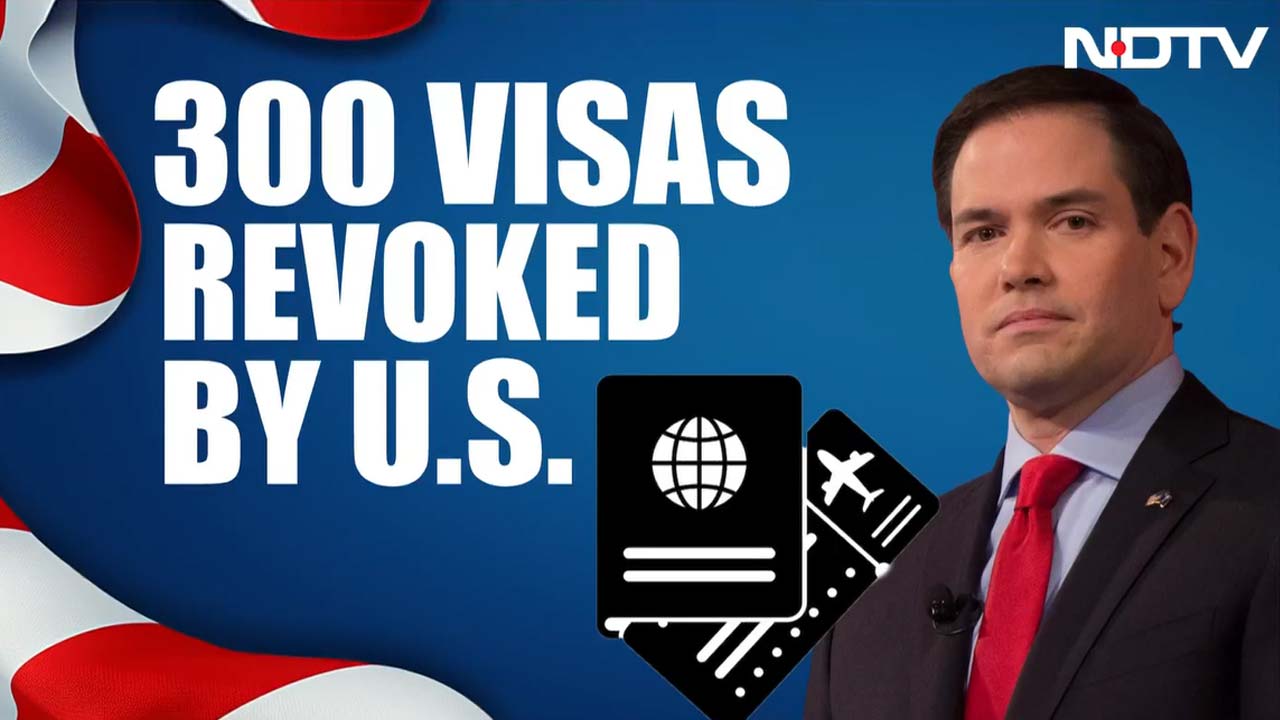 Marco Rubio Says US Revoked At Least 300 Foreign Students' Visas