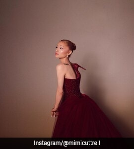 Ariana Grande's Oscars 2025 Schiaparelli Gown Pays Tribute To <i>Wizard Of  Oz's</i> Dorothy With Hidden Ruby Slippers