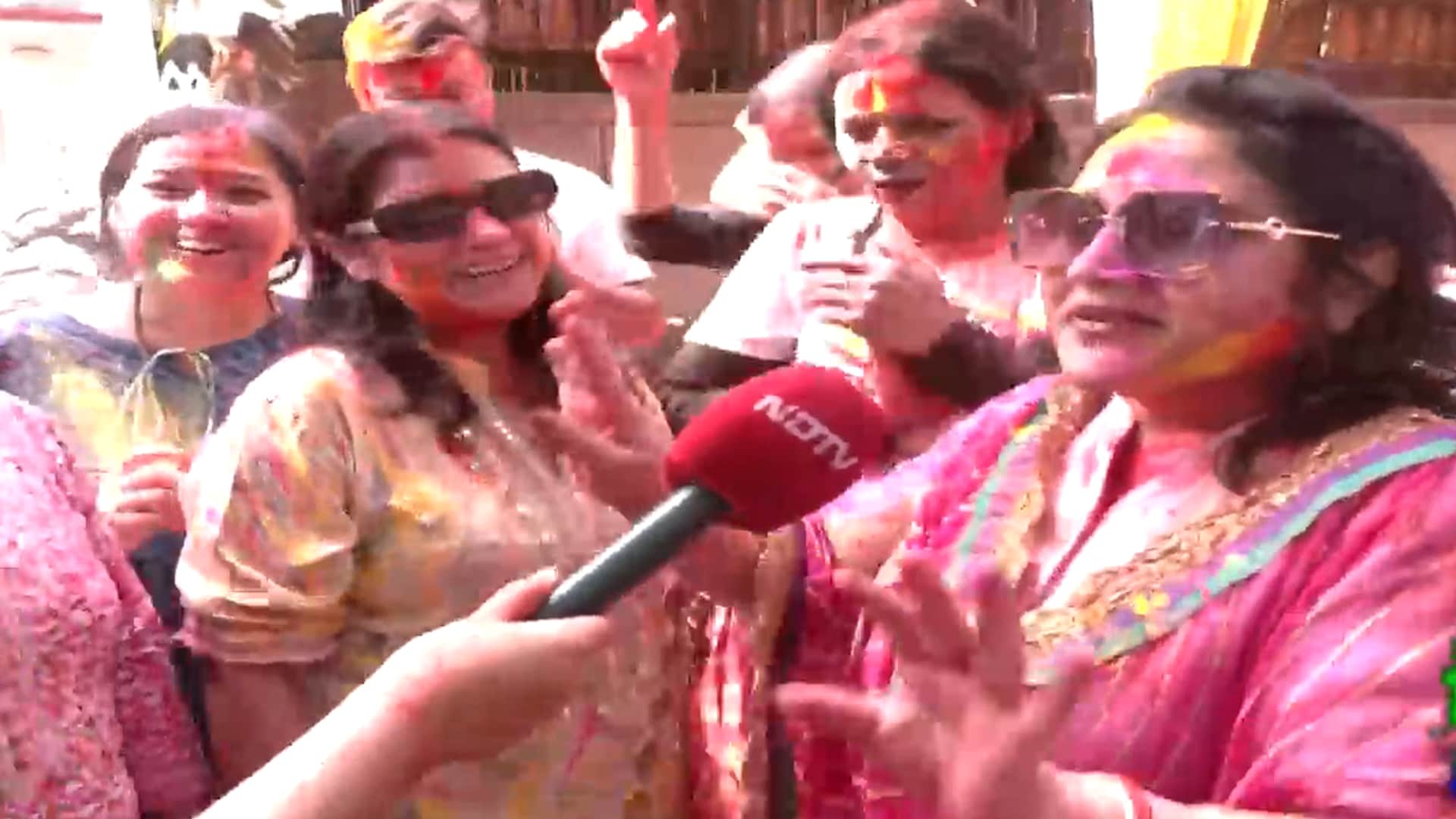Holi Celebrations At Delhi's Bengali Market