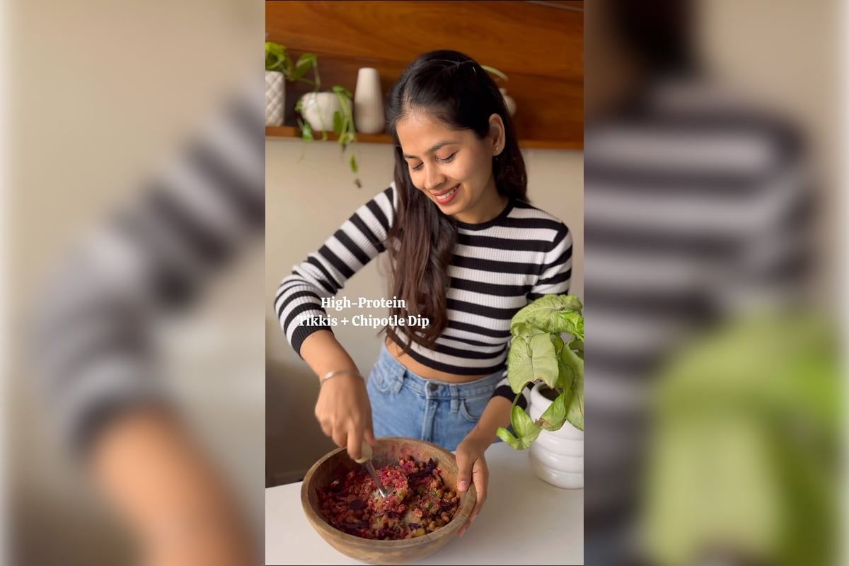 Kriti Dhiman's Power Snack: High-Protein Tikkis with a Spicy Chipotle Dip