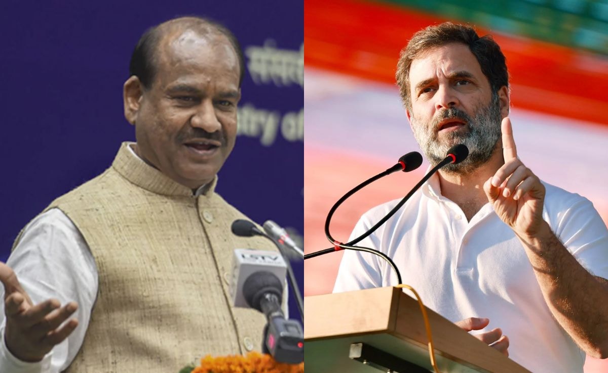 “I’m Stopped From Speaking,” Rahul Gandhi Hits Out At Lok Sabha Speaker