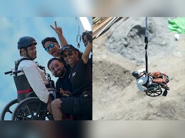 "No Odds Can Stop Willpower": Gautam Adani Praises Employee's Wheelchair Bungee Jump "No Odds Can Stop Willpower": Gautam Adani Praises Employee's Wheelchair Bungee Jump